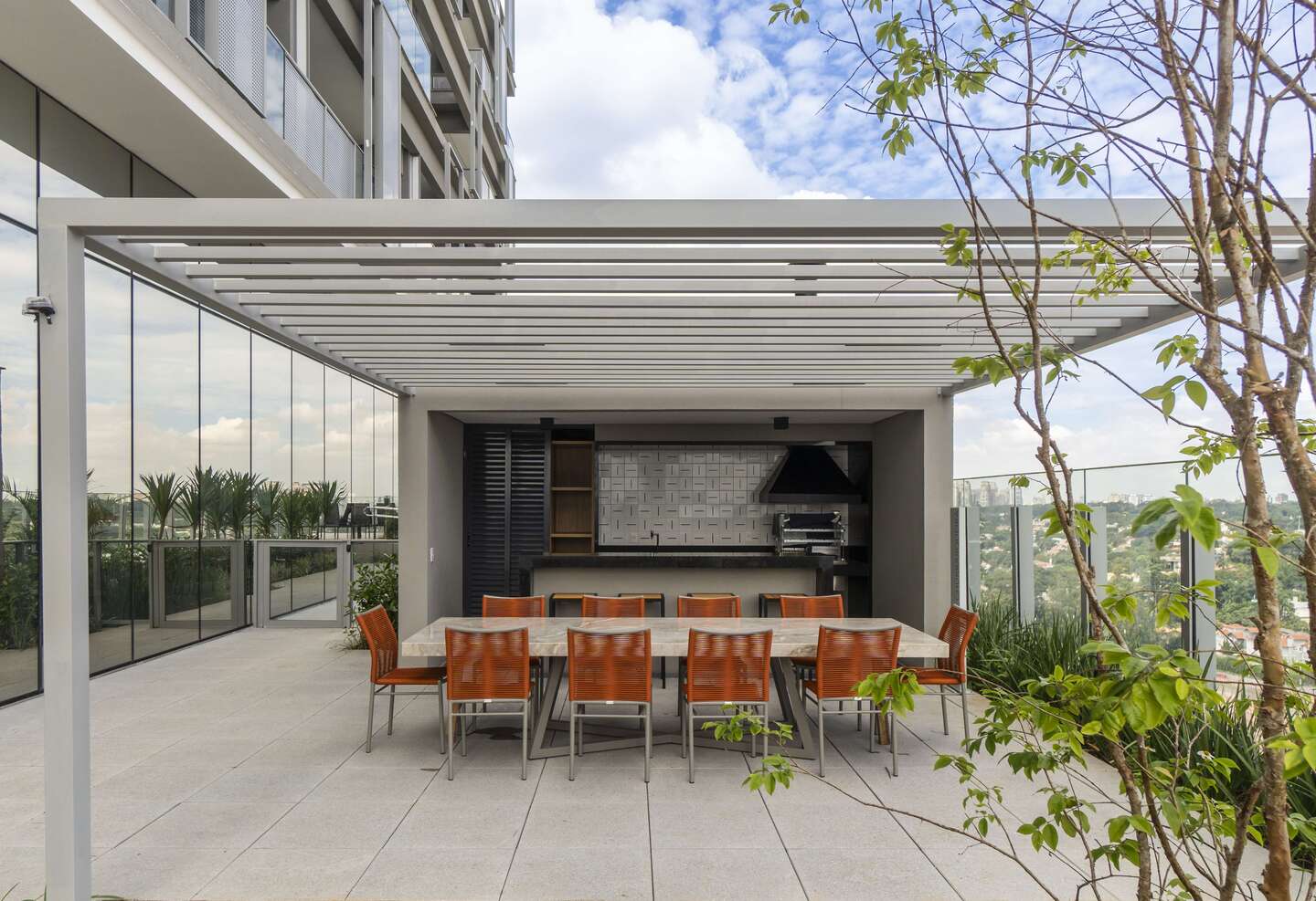 Churrasqueira do River South Residences, foto real