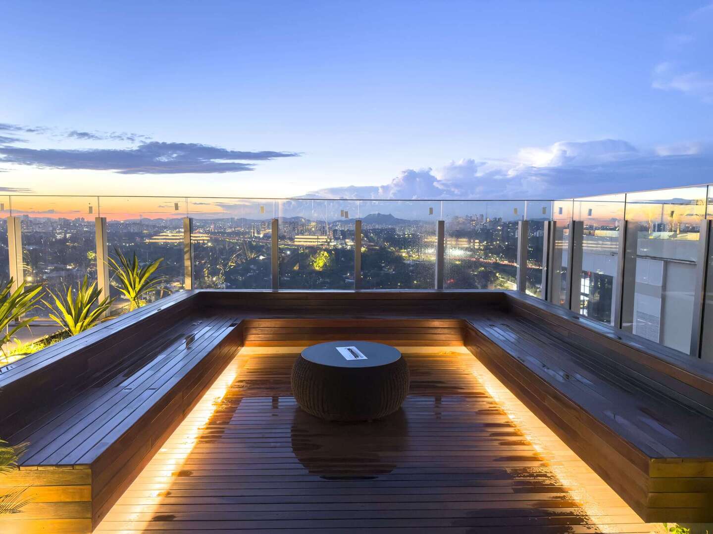 Fire place do River South Residences, foto real